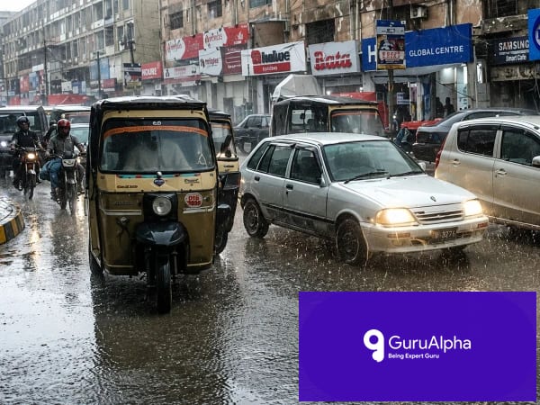 Madhya Pradesh Low-Pressure System Triggers Severe Storm Warning Across Sindh